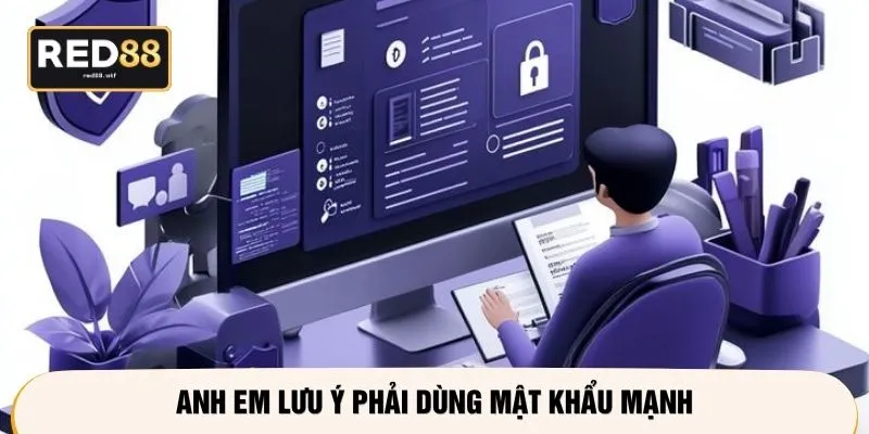 Anh em lưu ý phải dùng mật khẩu mạnh