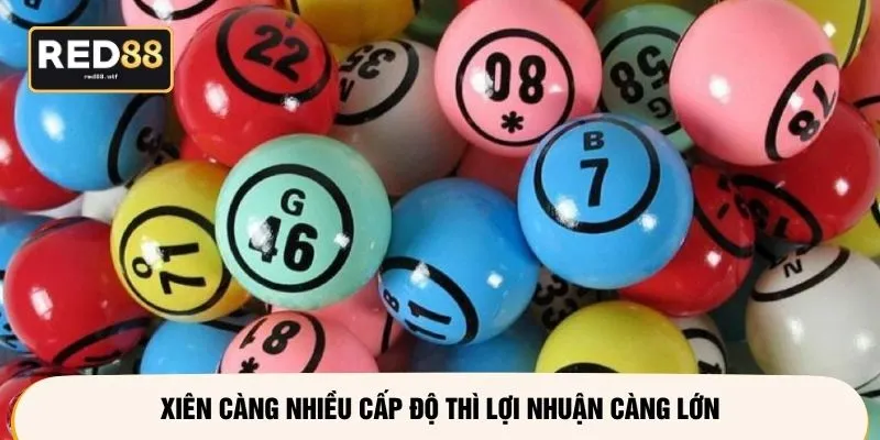 Xiên càng nhiều cấp độ thì lợi nhuận càng lớn